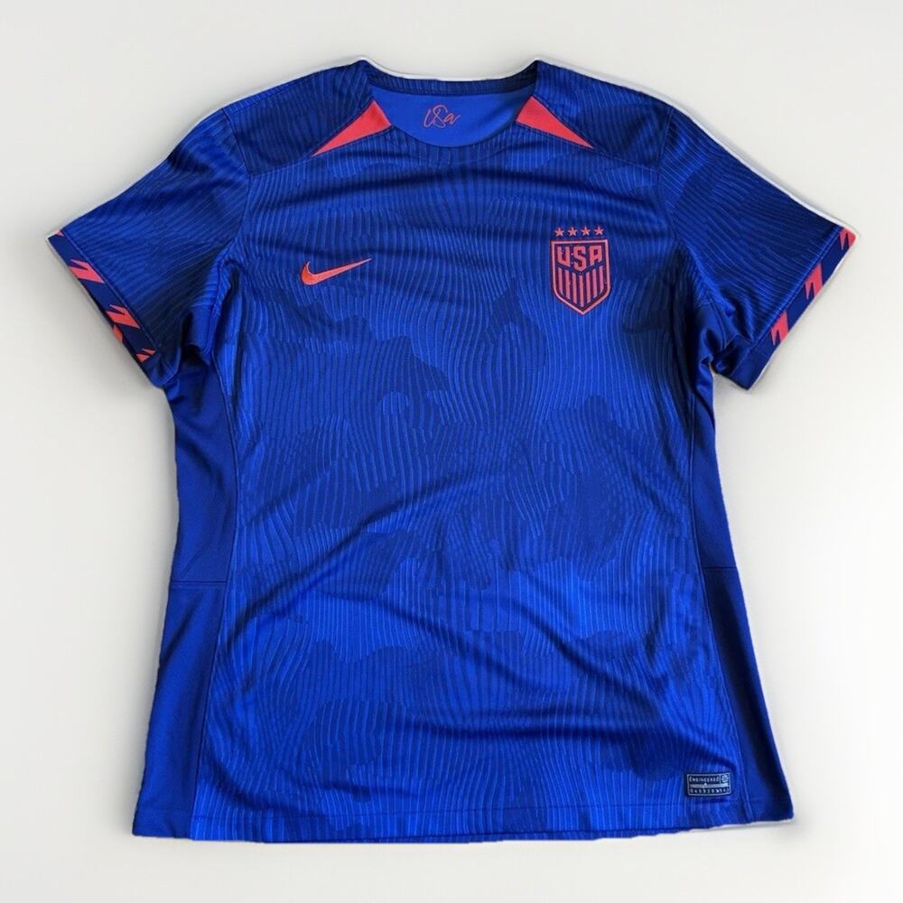 Nike USWNT 23/24 Stadium Away Blue Soccer Jersey DR4000-406 Women’s XL MSRP $95